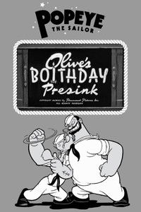 Poster for Olive's Boithday Presink