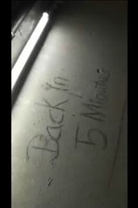 Poster for Back in 5 minutes