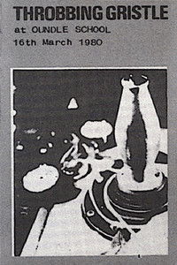 Throbbing Gristle: Live at Oundle School, 16th March 1980