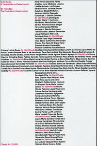 Poster for On the Edge: The Femicide in Ciudad Juarez