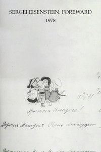Poster for Sergei Eisenstein. Foreword