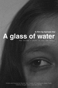 A glass of water