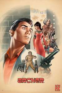 Постер мультсериала «Арчер (2009 - 2023)» — (17 из 107)