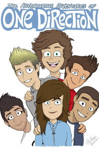Постер мультфильма «Приключения One Direction (2012)» — (2 из 2)