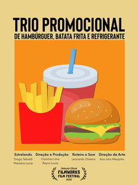 Trio Promocional de Hambúrguer, Batata Frita e Refrigerante
