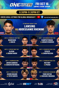 ONE Friday Fights 175: Lamsing vs. Rhenimi (2026) poster