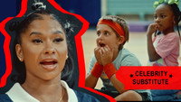 Olympic Gymnast Jordan Chiles Does Backflips with 1st Graders