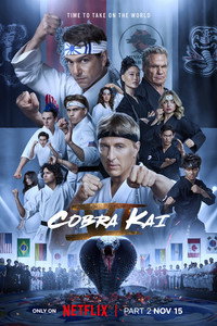 Постер сериала «Кобра Кай (2018-2025)» — (23 из 146)