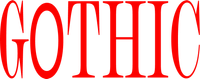 Логотип фильма «Готика (1986)» — (1 из 40)