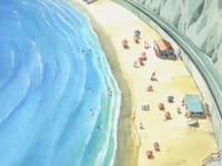 On the beach