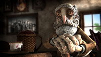 «Цикорий и кофе (2008)» — обои к мультфильму #1