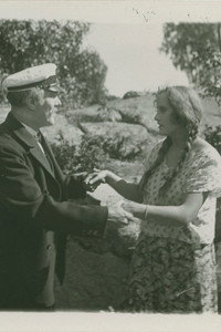 Постер к фильму Där fyren blinkar (1924)