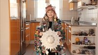 Wie bastelt man Weihnachtsbaumschmuck aus Müll?
