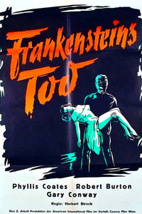 Movieposter Frankensteins Tod