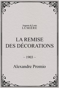 La remise des décorations