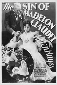 Poster de The Sin of Madelon Claudet
