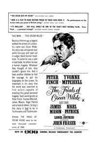 Постер фильма «Процесс над Оскаром Уайльдом (1960)» — (7 из 19)