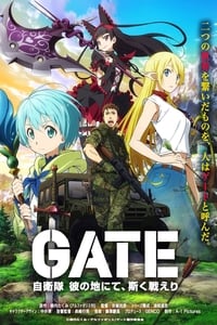 Poster de Gate: Jieitai Kanochi nite, Kaku Tatakaeri