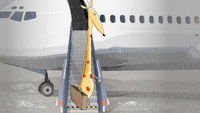 «Une girafe sous la pluie (2007)» — обои к мультфильму #1