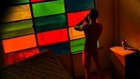 Young Man on the Bar Masturbating with Rage and Nerve