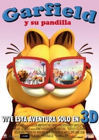Poster de Garfield 3D y la fuerza de las mascotas