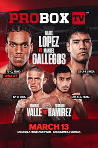 Poster de Najee Lopez vs. Manuel Gallegos