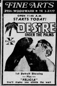 Постер фильма «Desire Under the Palms (1968)» — (2 из 2)