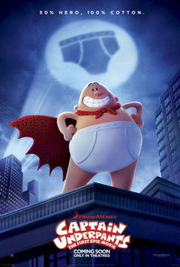 Постер мультфильма «Капитан Подштанник: Первый эпический фильм (2017)» — (13 из 61)