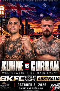 BKFC Fight Night Australia: Kuhne vs. Curran