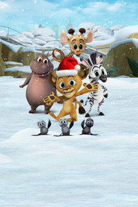 Постер мультфильма «Madagascar: A Little Wild Holiday Goose Chase (2021)» — (1 из 3)