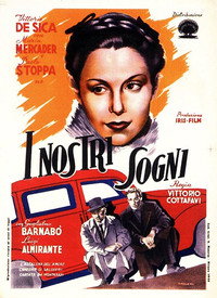 Постер фильма «I nostri sogni (1943)» — (1 из 3)