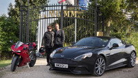 Aston Martin v. Ducati, Champagne and Swords