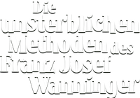 Логотип сериала «Die unsterblichen Methoden des Franz Josef Wanninger (1978-1982)» — (1 из 4)