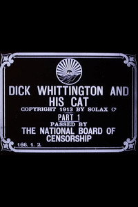 Постер к фильму Dick Whittington and his Cat (1913)