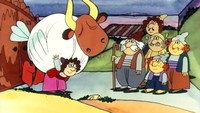 «...три синих-синих озера малинового цвета... (1981)» — обои к мультфильму #1
