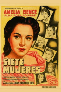 Poster de Siete mujeres