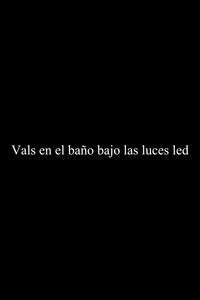 Vals en el baño bajo las luces LED