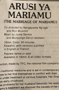 Imagem do Filme Le mariage de Mariamu