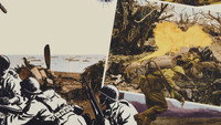 «Вторая мировая: К берегам Иводзимы (1945)» — обои к фильму #1