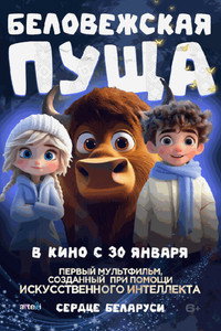 Постер мультфильма «Беловежская пуща. Зубр Бублик и большой побег (2025)» — (4 из 8)