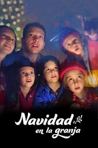 Poster de Navidad en la granja