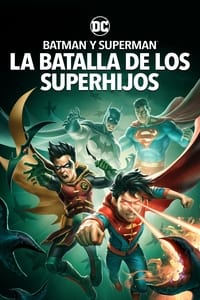 Poster de Batman y Superman: La batalla de los Super hijos
