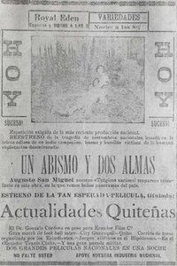 Imagem do Filme Un Abismo y Dos Almas