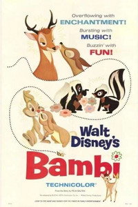 Постер мультфильма «Бемби (1942)» — (65 из 120)
