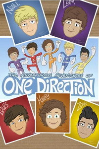 Постер мультфильма «Приключения One Direction (2012)» — (1 из 2)