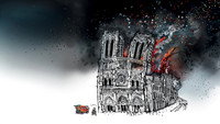 Notre-Dame Brûle