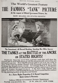 Постер к фильму The Battle of the Ancre and the Advance of the Tanks (1917)