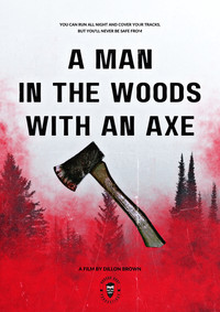 Poster de A Man in the Woods with an Axe