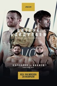 Poster de ACA 184: Vitruk vs. Silva