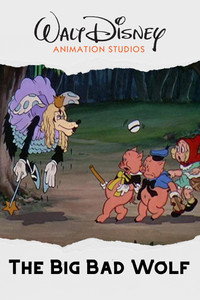 Постер мультфильма «Плохой, большой волк (1934)» — (8 из 15)